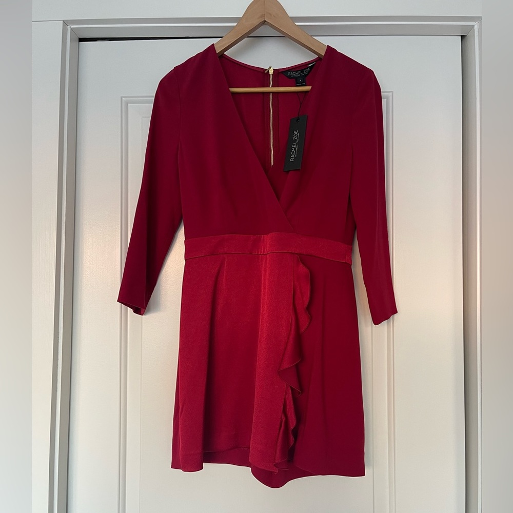 NWT Rachel Zoe Burgundy Jumpsuit size 4